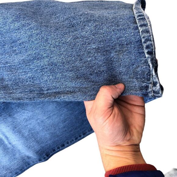 True Religion Jeans Size 42 BILLY BLACKSEED BIG T Blue - Picture 4 of 10